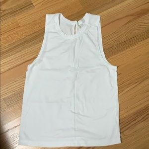 Zella white workout top